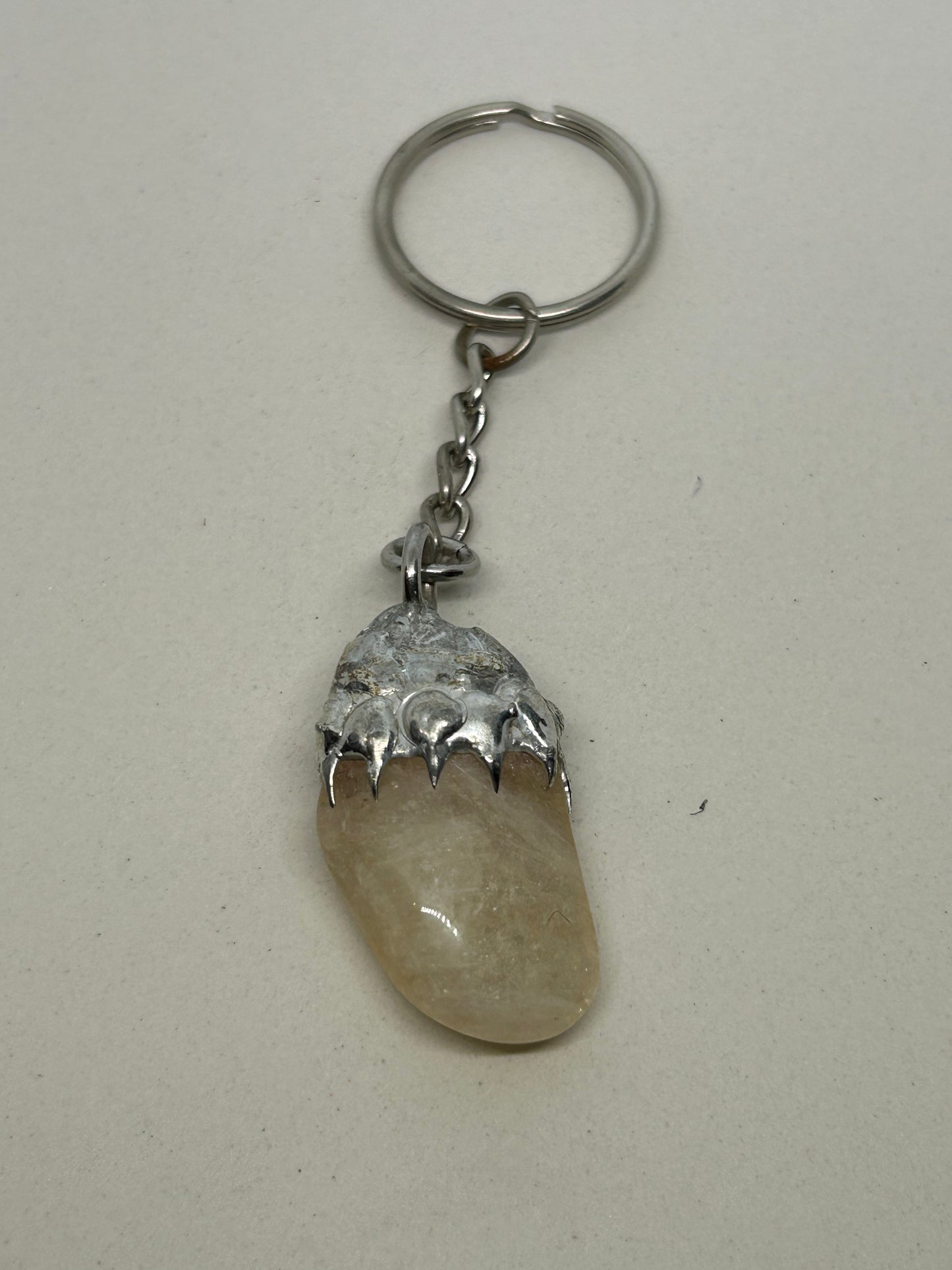 Quartz Spiky
Stainless Steel Keychain