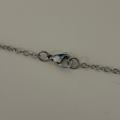 Amazonite Fixed Spiky  Stainless Steel Necklace