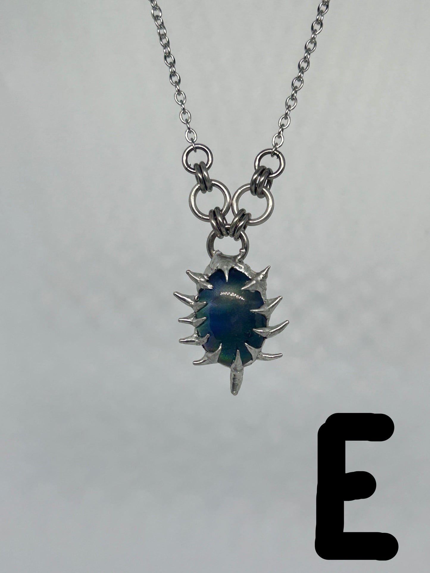 Spiky Mood Necklaces Stainless Steel