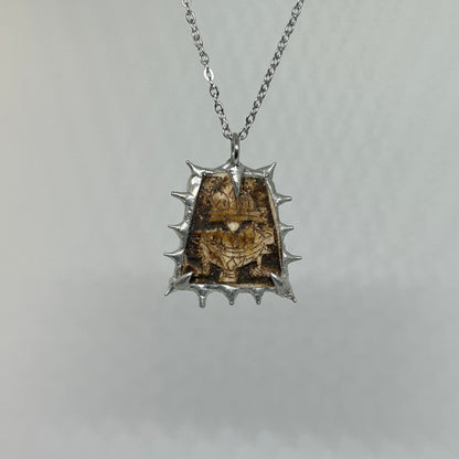 Bone Design Spiky  Stainless Steel Necklace