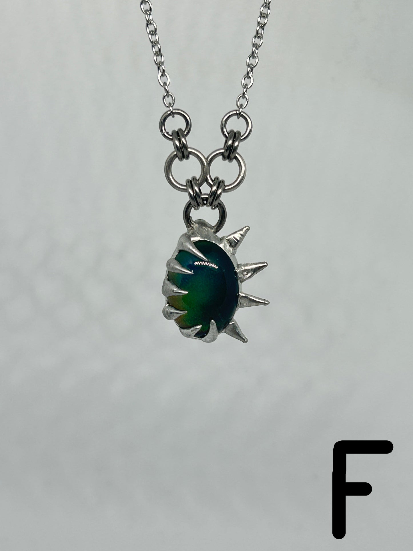 Spiky Mood Necklaces Stainless Steel