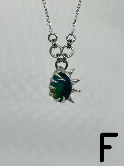 Spiky Mood Necklaces Stainless Steel