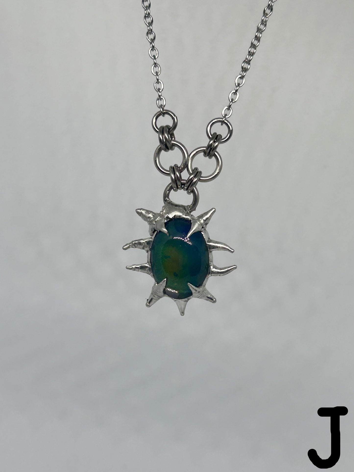 Spiky Mood Necklaces Stainless Steel