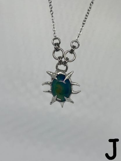 Spiky Mood Necklaces Stainless Steel
