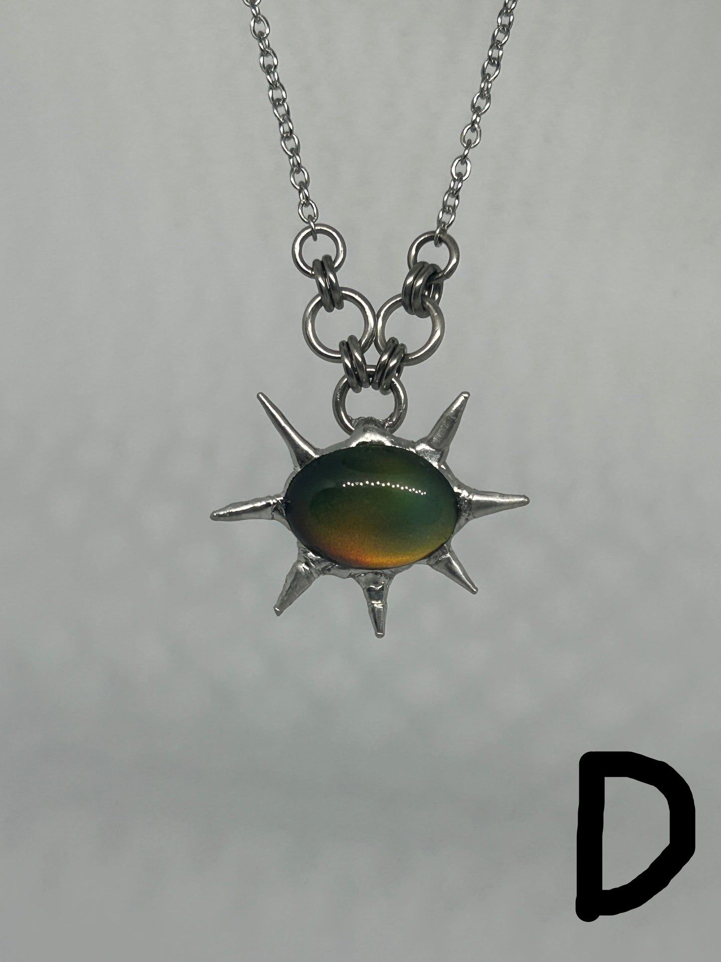 Spiky Mood Necklaces Stainless Steel