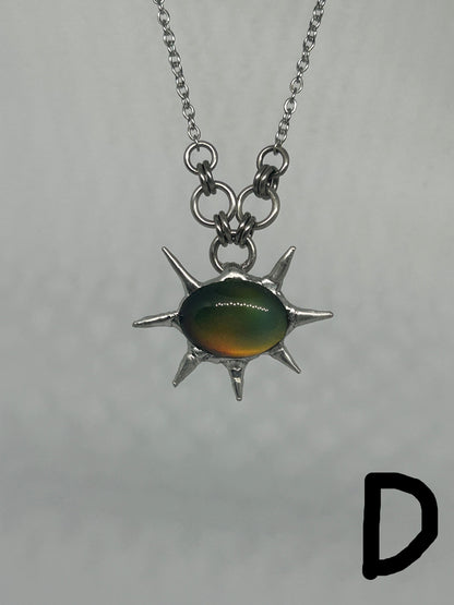 Spiky Mood Necklaces Stainless Steel