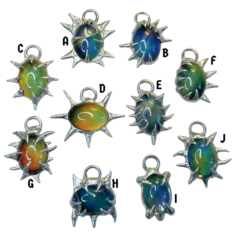 Spiky Mood Necklaces Stainless Steel