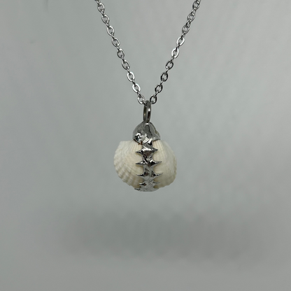 Seashell Spiky  Stainless Steel Necklace