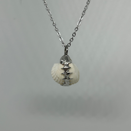 Seashell Spiky  Stainless Steel Necklace
