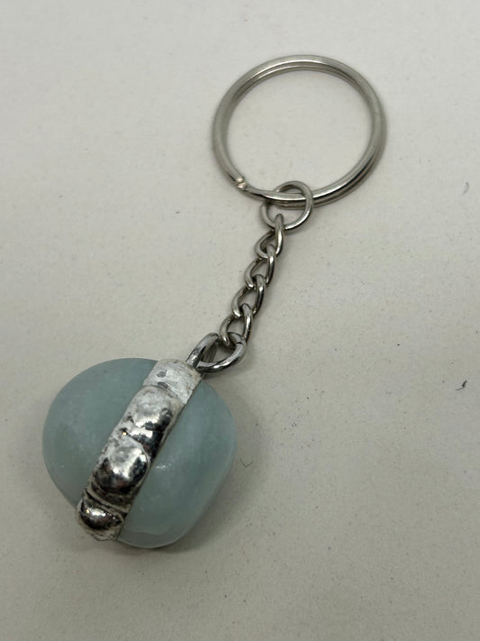 Calcite Bubble  Stainless Steel Keychain