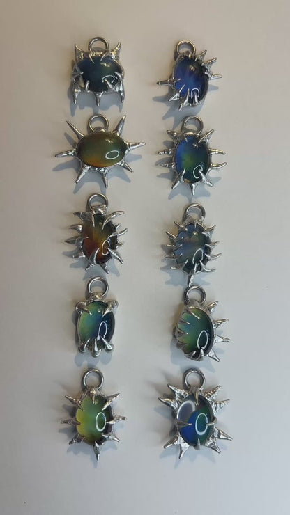 Spiky Mood Necklaces Stainless Steel